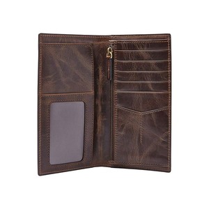 Carteras de cuero de tendencia del fabricante profesional al mejor precio para hombre diseño único con cartera con logotipo personalizado - Product Image 4