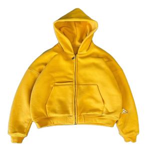 Vêtements pour hommes multicolores de qualité supérieure sweats à capuche zippés poids lourd personnalisé 100% coton vêtements de rue sweat à capuche au design unique prix bon marché - Product Image 1