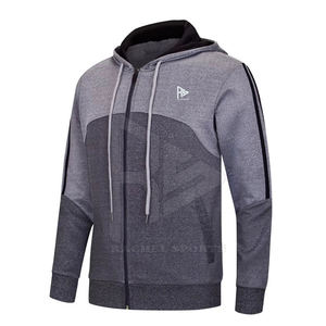 ชุดออกกำลังกายผู้ชายผ้าฝ้าย 100% ระบายอากาศได้ดี คุณภาพสูง ออกแบบโลโก้ได้ตามต้องการ ทรงเข้ารูปทันสมัย มีซิป สวมใส่สบาย รุ่นฮิต - Product Image 2