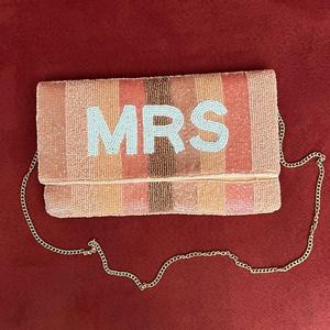 Vente en gros de sac de soirée de luxe avec perles de cristal brodé à la main style sport pour mariée, cadeau de demoiselle d'honneur, couleurs personnalisées, quantité minimale de commande en coton - Product Image 3