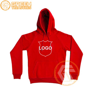 เสื้อมีฮู้ดผ้าฟลีซปักลายสำหรับผู้ชายเสื้อมีฮู้ดสไตล์กรีก PSI - Product Image 5