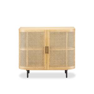Fuirry <b>Sideboard</b> Made of Solid Teak Wood Frame with Woven Rattan with natural color for Indoor Use - Product Image 1