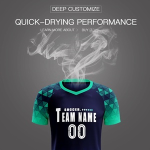 Camiseta de fútbol sublimada personalizada, uniforme de entrenamiento de equipo deportivo con número de nombre, camisetas de fútbol personalizadas para hombres, mujeres y niños - Product Image 4