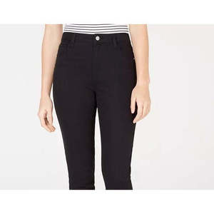 Jeans Skinny Neri a Vita Alta per Ragazzi Tinseltown, in Denim Traspirante, Design Semplice a Gamba Dritta, Stile Boot Cut Slim con Orlo Grezzo, Taglia 15 - Product Image 2