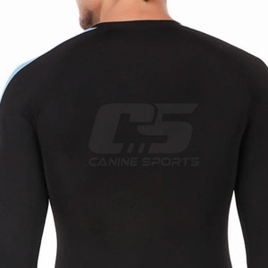 เสื้อรัดรูปสำหรับผู้ชายชุดฟิตเนสทำจากโพลีเอสเตอร์ - Product Image 6