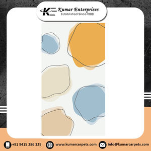 Alfombras de felpa modernas de lujo de diseñador alfombras de lana bordadas a mano de alta calidad resistentes a las manchas de seda de Bambú - Product Image 2