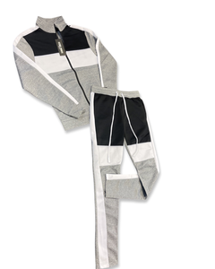 Ensemble de survêtement pour homme en coton 100% respirant et léger, prix raisonnables, streetwear, survêtement pour homme en 2 pièces - Product Image 1