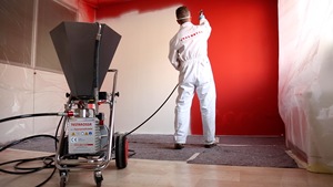 TECNOVER Testarossa Superquindicimila Airless Paint Sprayer for high viscosity products (putty, <b>waterproofing</b> <b>membrane</b>, etc.) - Product Image 4
