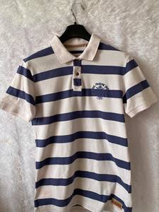 Vente en gros T-shirt polo de golf rayé à manches courtes Polo d'athlétisme de haute qualité pour hommes - Product Image 5