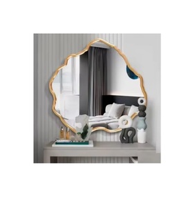 Gorgeous Modern Wedding <b>Gold</b> Plated Metal Butterflies Designer <b>Framed</b> Shape Wall <b>Mirror</b> High Quality Supply - Product Image 4