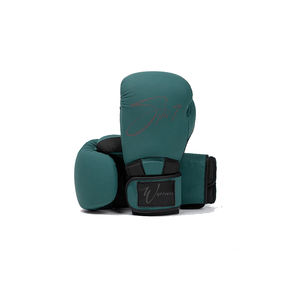 Gants de boxe de Muay Thai en cuir personnalisés en gros 14oz 16oz Gants de boxe rembourrés en EVA OEM personnalisés - Product Image 4