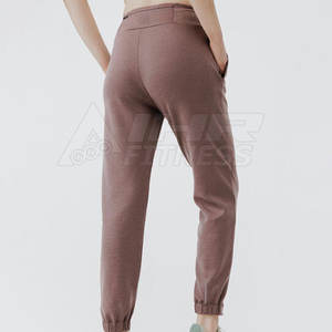 Meilleure vente de pantalons de jogging en toile légère pour hommes pantalons de survêtement haute teneur en coton à séchage rapide Custom Made Plain Dyed Mid OEM Service - Product Image 2