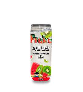 Fruko Frutti แตงโมกีวี่24x330มล. น้ำอัดลมขายดีขายส่งคุณภาพดีที่สุดน้ำผลไม้เพื่อความสดชื่น - Product Image 1