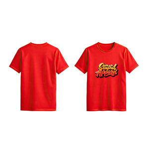 Meilleur fabricant de t-shirts à impression 3D de haute qualité pour hommes T-shirts pour hommes High Street Fashion Style Men Puff Print T Shirt - Product Image 6