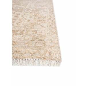 Alfombras de Lana Anudadas a Mano Erbe, Color Beige Marrón AKWL-1604, para el Hogar, Diseño de Medallón Rectangular Tipo Rompecabezas, para Sala de Estar, Pasillo, Entrada - Product Image 4