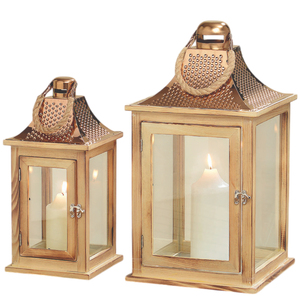 Haute qualité manguier bois bougie lanterne Antique Design noël festif décor lanterne pour la maison mariage décoration lanterne - Product Image 3