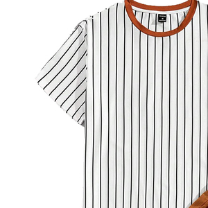 Camiseta de cola caída de palangre para mujer, estilo urbano, algodón suave, cómoda, informal, camisa de moda para todos los días - Product Image 6