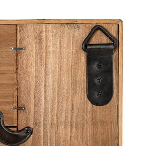 MSR Overseas Vintage Rectangle Rattan <b>Mirror</b> Natural <b>Wall</b> Hanging Boho Decor Handcrafted - Product Image 3