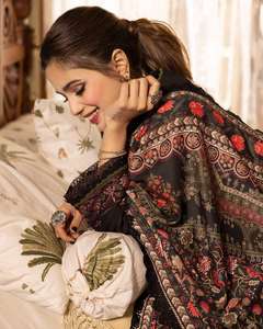 WS INTERNATIONAL Salwar kameez traje diseñador indio Pakistán nuevo diseño superior cuello bordado impreso vestido césped Kurti colección - Product Image 6