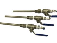Termopozo de inserción industrial RTD PT100 Sensor con válvula de bola Sonda de temperatura de alta precisión