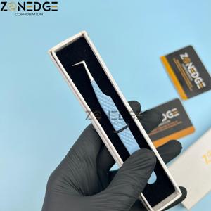 Pince à cils à 90 degrés de qualité supérieure pour extensions de cils outils de cils d'isolation de méga Volume de poignée de pointe de fibre de haute précision - Product Image 3