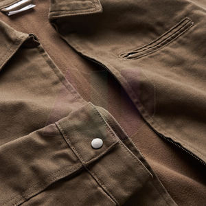 Chaqueta Casual de Lona para Hombre, Diseño Ecológico, Secado Rápido, Transpirable, Tejido Resistente, Ajuste Cómodo, Diseñada para Uso Diario - Product Image 6