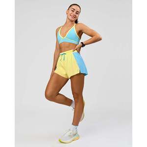 Pantalones Cortos Deportivos para Mujer GG Accelerate 3 High-Rise - Color Limón del Mar Báltico - Product Image 5