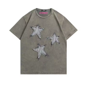 เสื้อยืดผู้ชายคอกลม แขนปกติ ผ้าฝ้าย 100% น้ำหนัก 300 กรัม พิมพ์ลายดิจิตอล ปักโลโก้ตามสั่ง ทรงหลวม สวมใส่สบาย เป็นมิตรต่อสิ่งแวดล้อม - Product Image 4