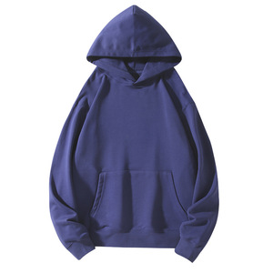 Estilo americano Heavyweight 460gsm Sudadera de gran tamaño Drop Shoulder Pullover Hoodie Custom Fleece Cotton Men's Hoodies - Product Image 2