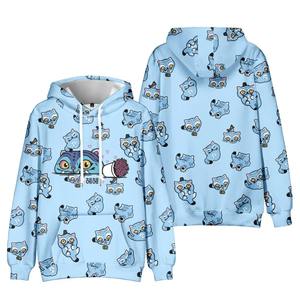 Sudadera con Capucha de Tigre Estampada en 3D para Hombre, Otoño Invierno, Informal, Moderna, Manga Larga, Deportiva, Antiarrugas, con Estampado Urbano - Product Image 2