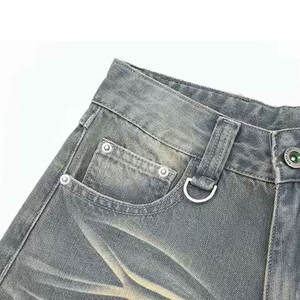 Pantalones cortos vaqueros de último diseño al por mayor de estilo único para hombre, pantalones cortos vaqueros ligeros para hombre 2025 - Product Image 3