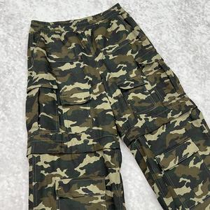 Pantalons de jogging surdimensionnés imperméables de style streetwear camouflage pour hommes, pantalons cargo empilés, jambes larges, pantalons de survêtement amples - Product Image 4