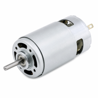 Moteur à courant continu brossé JXMOTOR RS-755 12V 3000 tr/min à couple élevé avec double roulement à billes pour scie de table et ventilateur