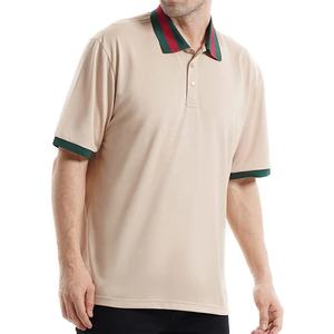 Polos bon marché pour hommes, t-shirts personnalisés à manches courtes, 100% polyester, 200 grammes, style social business, polos pour hommes - Product Image 1