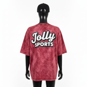 <b>Women</b> <b>Sleeveless</b> Shirt Luxury Cotton Jersey Acid Wash Material Vintage Look Deep Red Shade Heat Press Embroidery Logo Breathable - Product Image 2