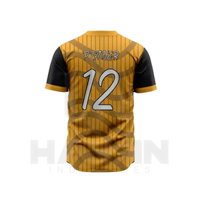 Ensembles d'uniformes de baseball en gros de la meilleure qualité, ensemble léger et durable, nom d'équipe et couleurs personnalisées - Product Image 2