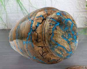 Adult Cremation <b>Wooden</b> <b>Urns</b> <b>for</b> <b>Ashes</b> Threaded Lid Funeral <b>Urn</b> <b>for</b> Human <b>Ashes</b> or Pet <b>Ashes</b> Container - Product Image 3