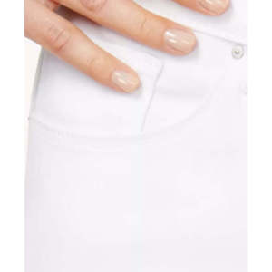 Jeans Skinny Curvy-Fit da Donna Style Co, Bianchi, Lunghezza Regolare, in Denim Traspirante e Lavabile, Taglia XL, Stile Semplice e alla Moda - Product Image 3