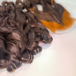 Prix de gros paquets de cheveux humains avec fermeture textures rebondissantes Extensions de cheveux de cheveux humains vietnamiens - Product Image 3