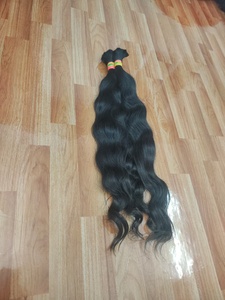 Raw South Indian Virgin Human Hair 100% Natural <b>Body</b> <b>Wave</b> 18-40inch Bulk - Product Image 3