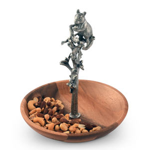 Cuenco de madera estándar de latón AK con conejo de Metal y cuenco de diseño atractivo para vajilla/Decoración de cocina - Product Image 1