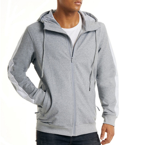 Streetwear Slim Fit Zip up Sweat Jogging Hoodies Costumes Pantalon de survêtement Ensemble à capuche Nouvel ensemble de vêtements de sport décontractés avec logo personnalisé pour hommes - Product Image 5