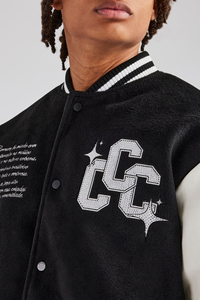 Chaqueta Universitaria Premium Unisex, Forro Acolchado Cálido, Resistente al Viento, Ecológica para Clima Frío, Uso en Equipo, Personalizable en la Parte Delantera - Product Image 3