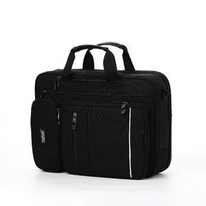 NATOLI BST Classic Unisex B17 Mochila negra básica multifuncional con cremallera Forro de poliéster suave para uso escolar HKK - Product Image 6