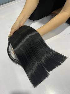 Extensiones de Cabello Humano Virgen Remy Grado 10A, Sin Químicos, Doble Trama a Máquina, para Pelucas, Estilo Liso Sedoso y Ondulado - Product Image 6