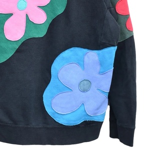 Pulls à capuche en polaire unisexe respirants avec patchs floraux d'hiver, logo personnalisé de haute qualité, tie-dye, vente en gros - Product Image 5