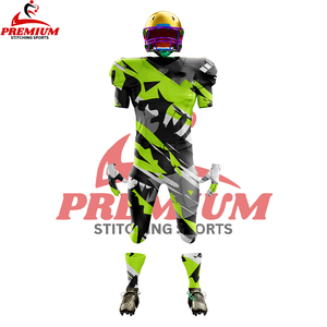 ชุดกีฬาอเมริกันฟุตบอลแห้งเร็วชุดอเมริกันฟุตบอลสีทึบ - Product Image 2