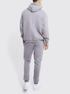 Conjunto de dos piezas de chándal con estampado de farol en 3D personalizado conjunto de chándal de algodón de gran tamaño pantalones de chándal ajustados y Sudadera con capucha - Product Image 3