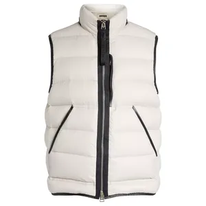 Veste matelassée sans manches style duvet matelassée pour hommes, collection de vestes stylées pour hommes, vêtements d'hiver pour l'extérieur, avec logo personnalisé - Product Image 5