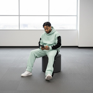 Proveedor al por mayor de conjuntos deportivos personalizados para hombre con pantalones jogger y chaquetas para marcas mayoristas - Product Image 6